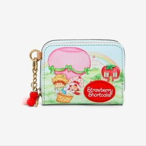NEW Strawberry Shortcake Characters Mini Zipper Wallet